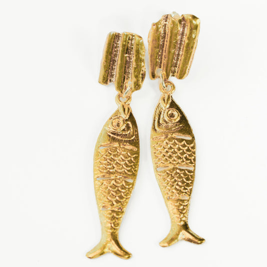 Fish & Chips Dangle Earrings