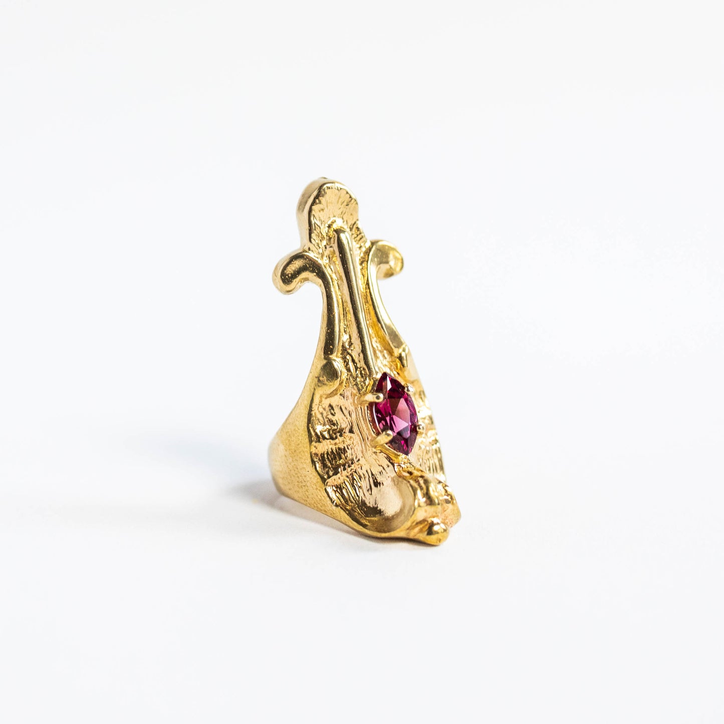 King Cobra Ring with Stone