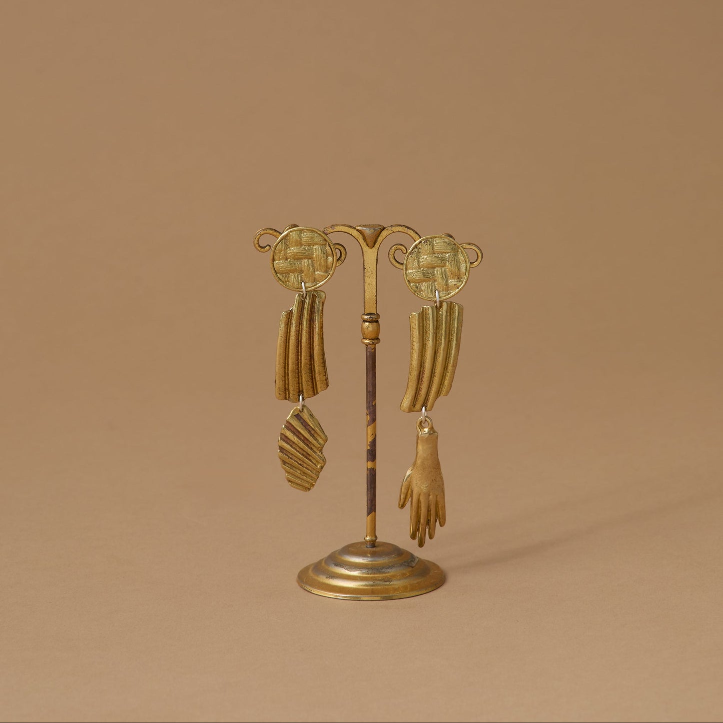 Basket Hand Earrings