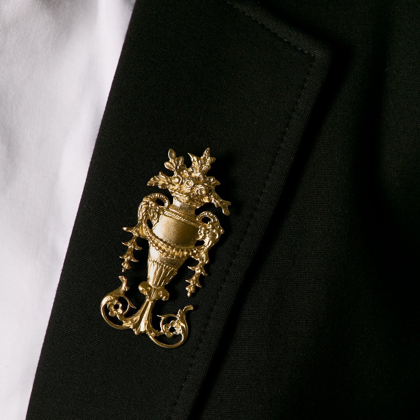 Floral Urn Brooch
