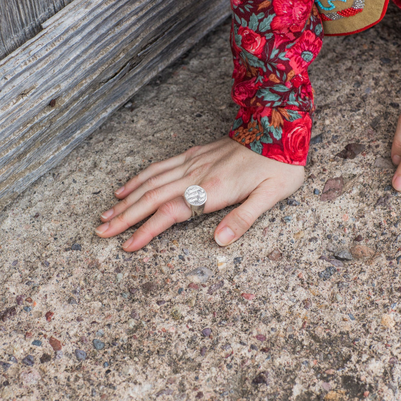 Basket Signet Ring