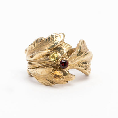 Flora Ring with Stones
