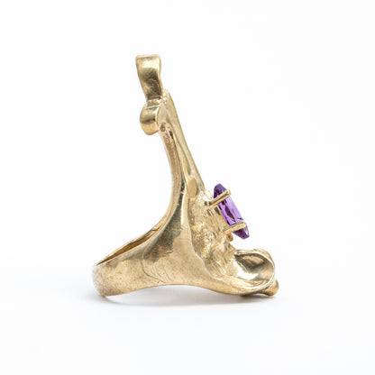 King Cobra Ring with Stone