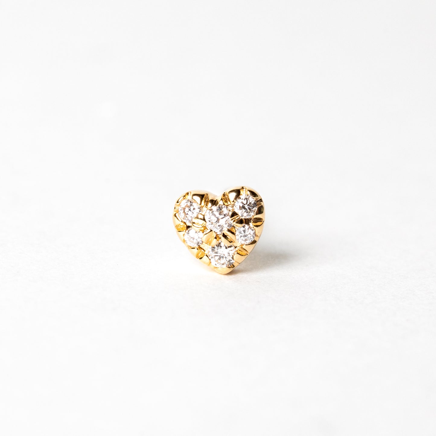 Diamond Heart Stud