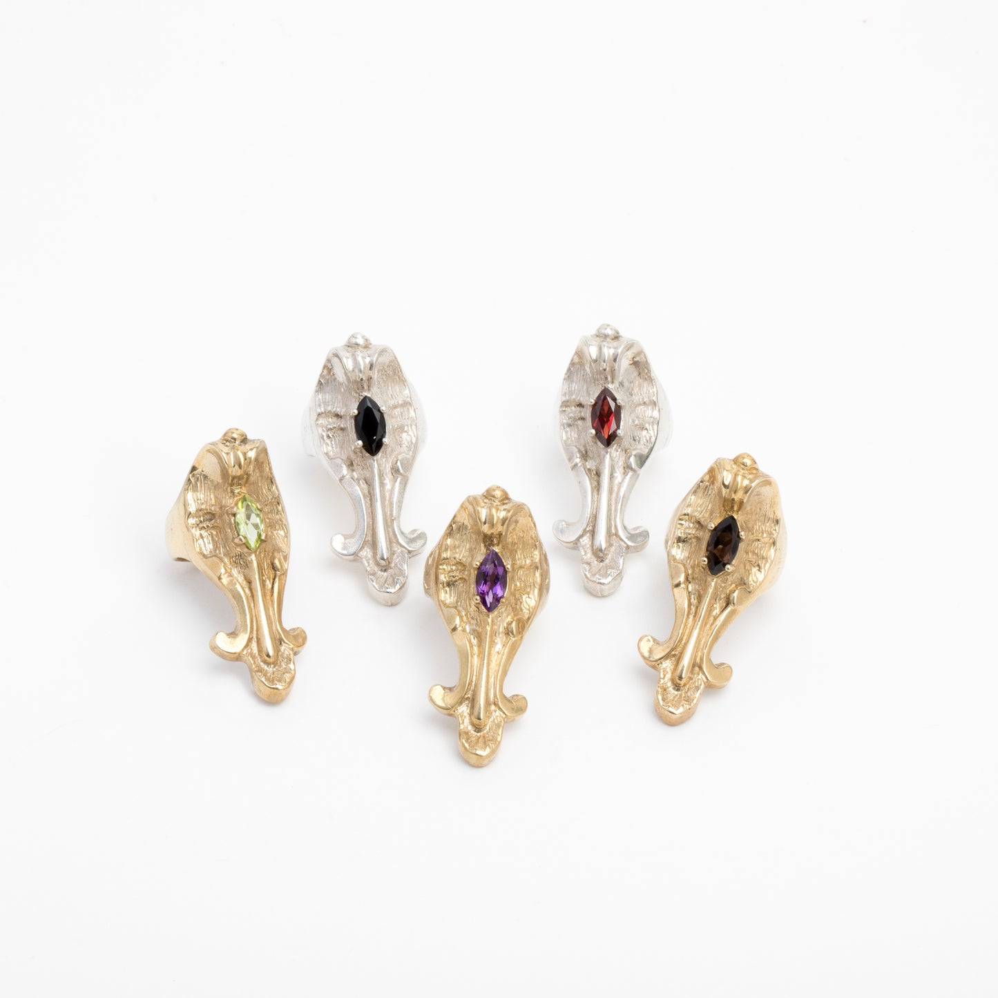 King Cobra Ring with Stone