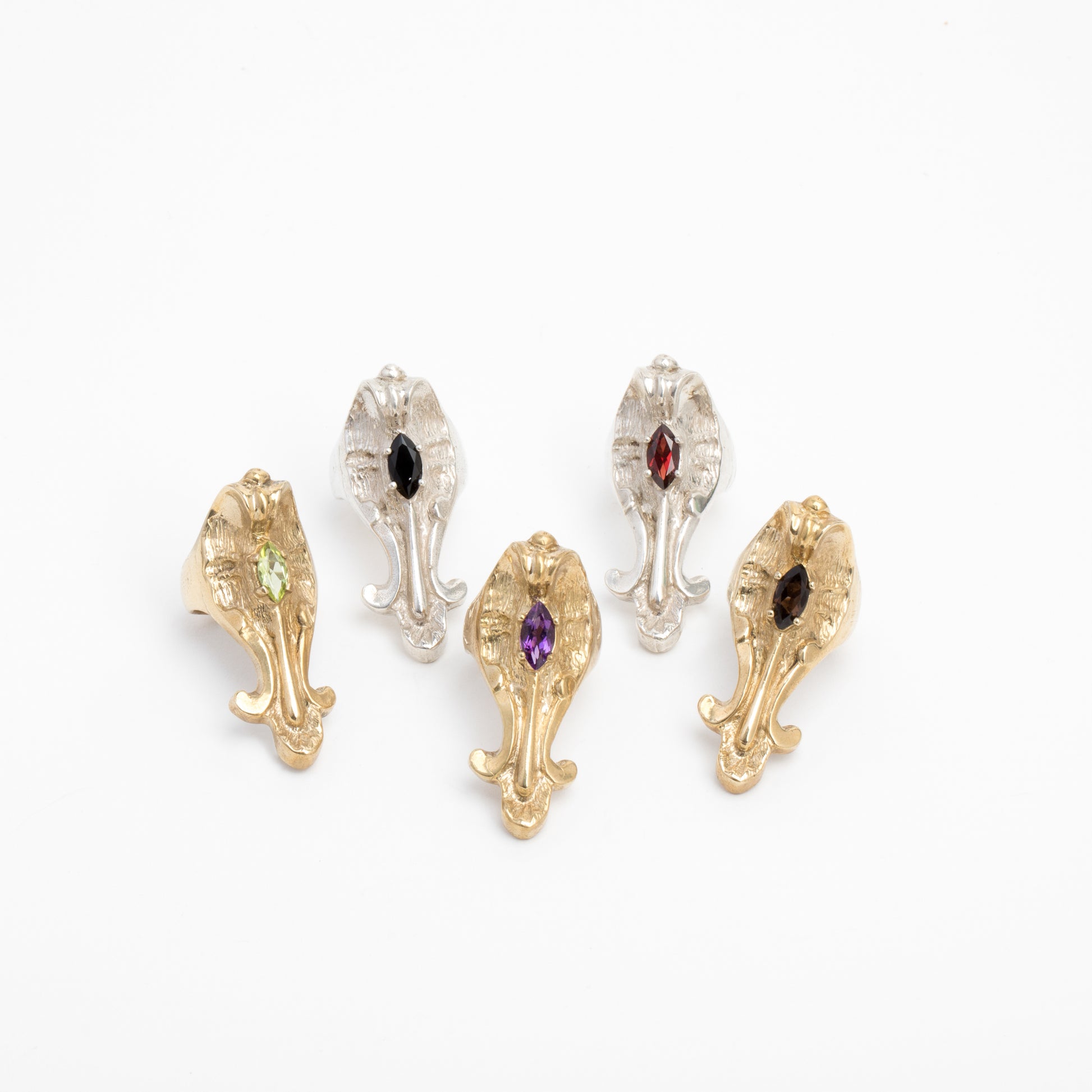 King Cobra Ring with Stone